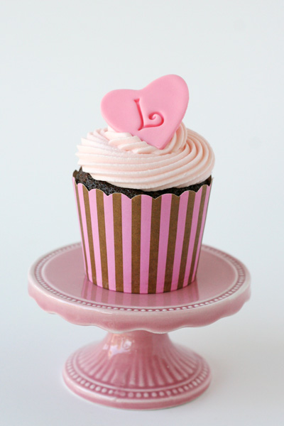 valentine fondant cupcake toppers
