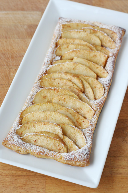Puff Pastry Apple Tart - A Beautiful Plate
