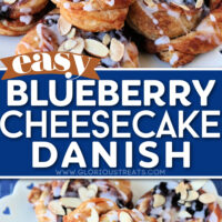 Blueberry Cheesecake Danish - Glorious Treats