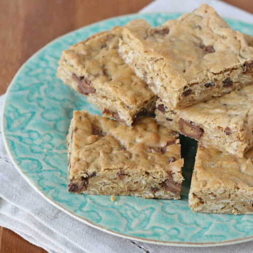 Oatmeal Peanut Butter Bars - Glorious Treats