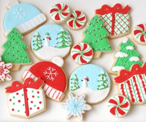 Decorated Christmas Cookies - Glorious Treats