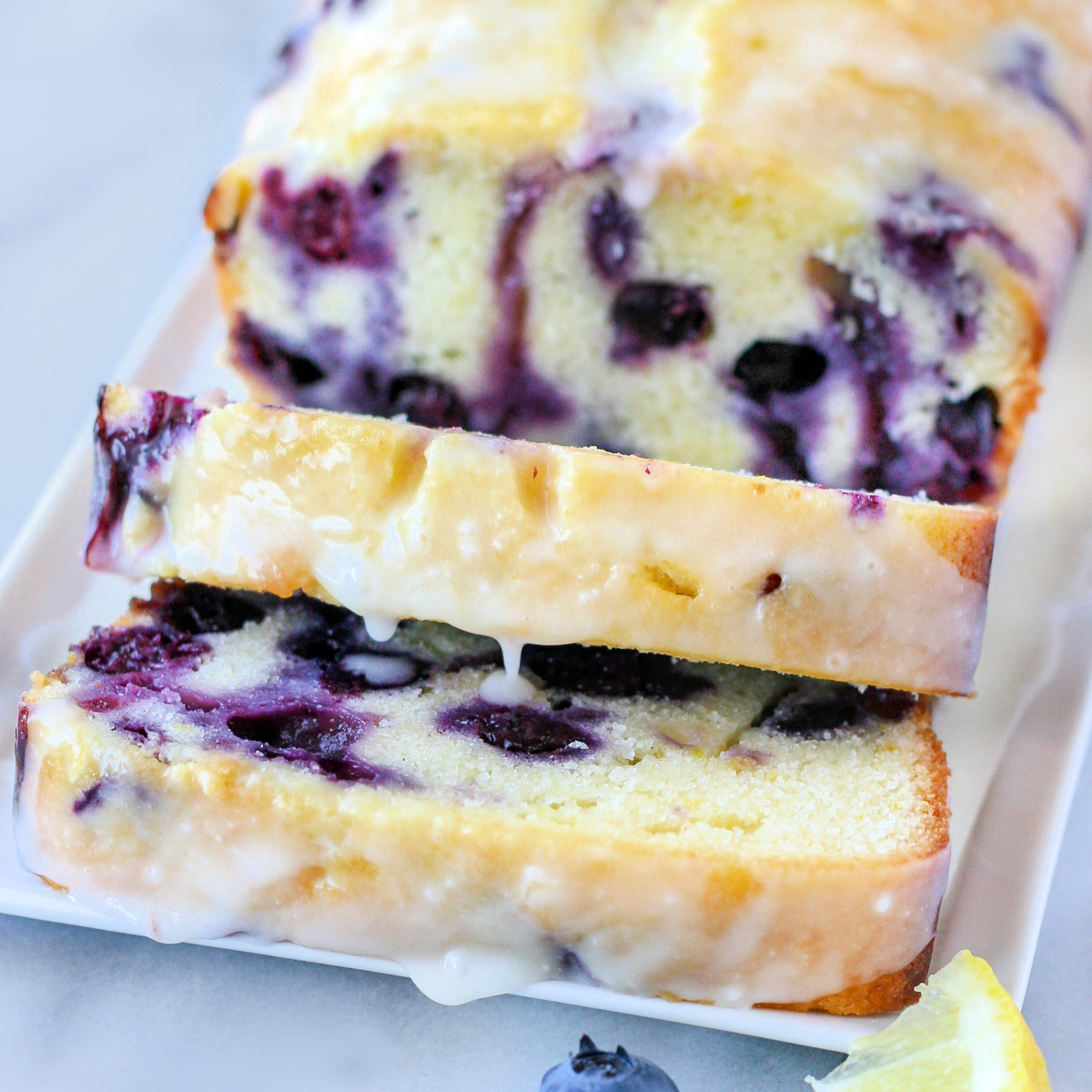 Lemon Blueberry Bread - Glorious Treats