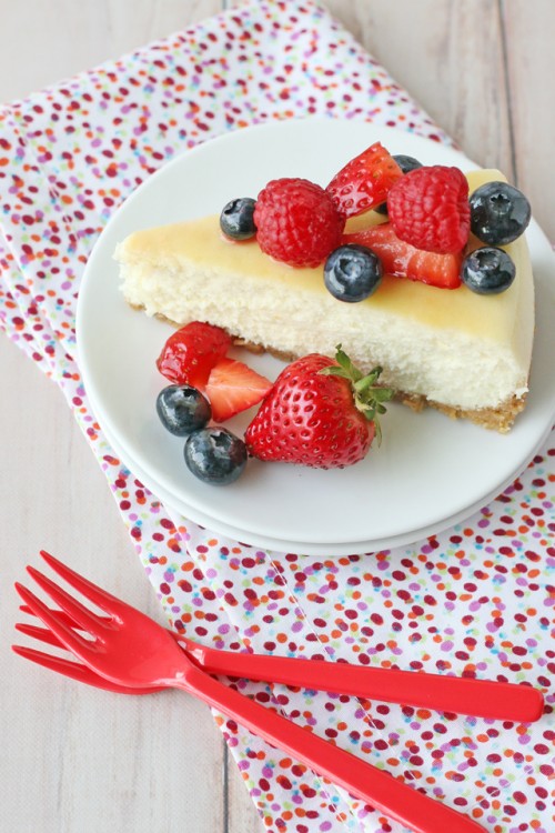 Perfect Vanilla Cheesecake - Glorious Treats