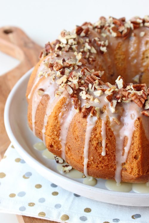 Butter Pecan Bundt Cake - Glorious Treats