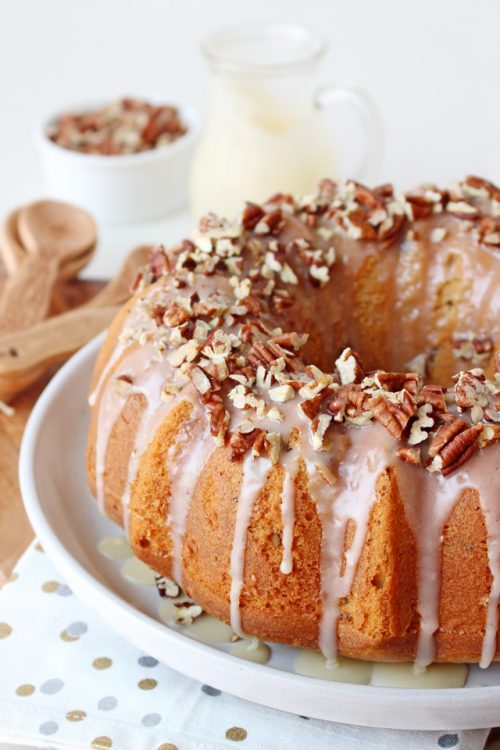 Butter Pecan Bundt Cake - Glorious Treats