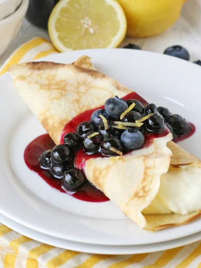 Lemon Blueberry Crepes 7707