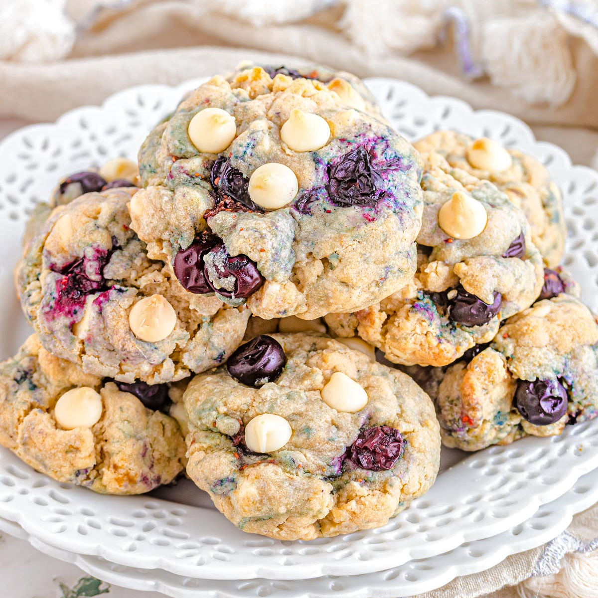 Blueberry Cookies Recipe No Chilling Required! Glorious Treats