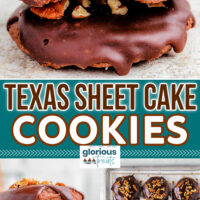 Texas Sheet Cake Cookies - Glorious Treats